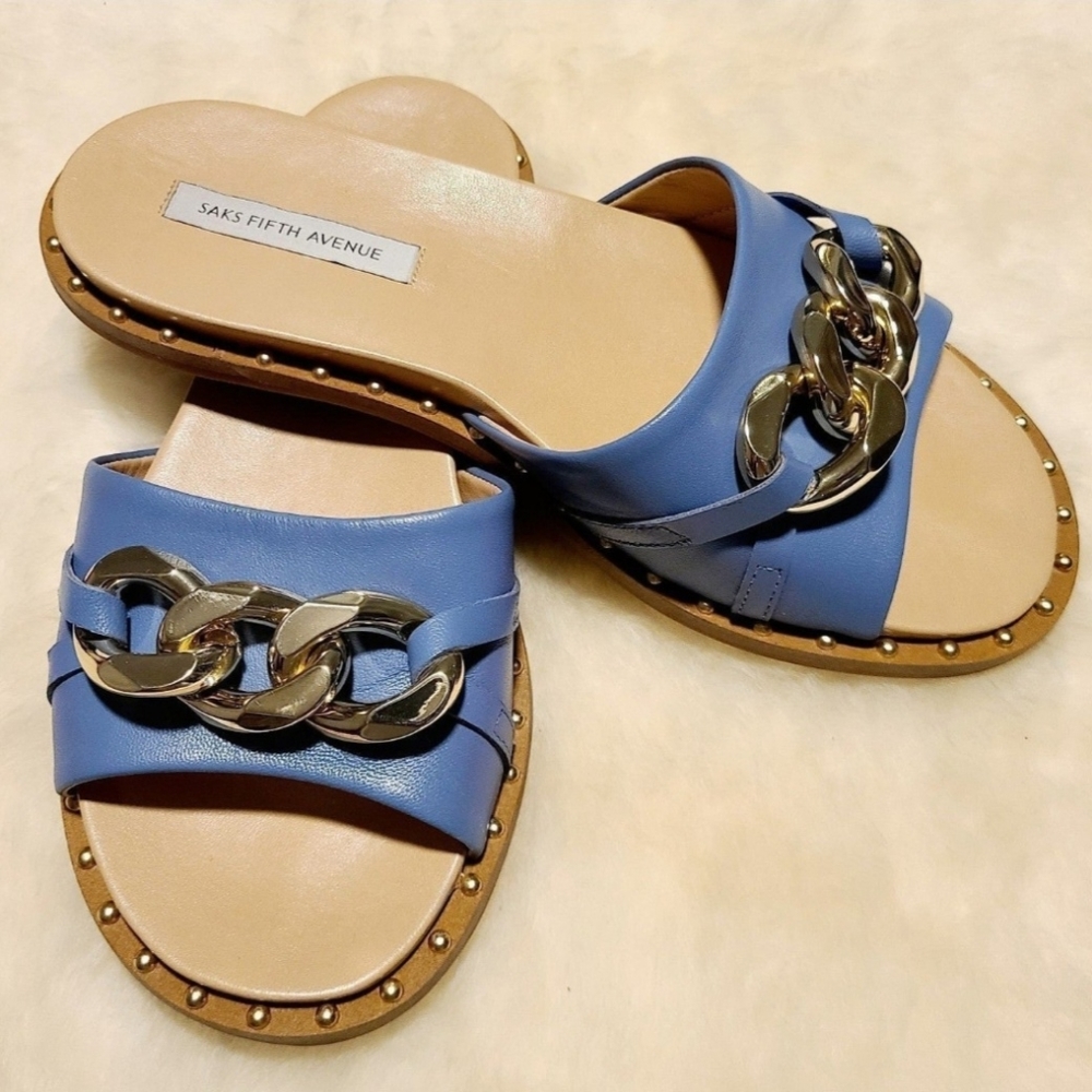 Saks Fifth Avenue Leather Sandals